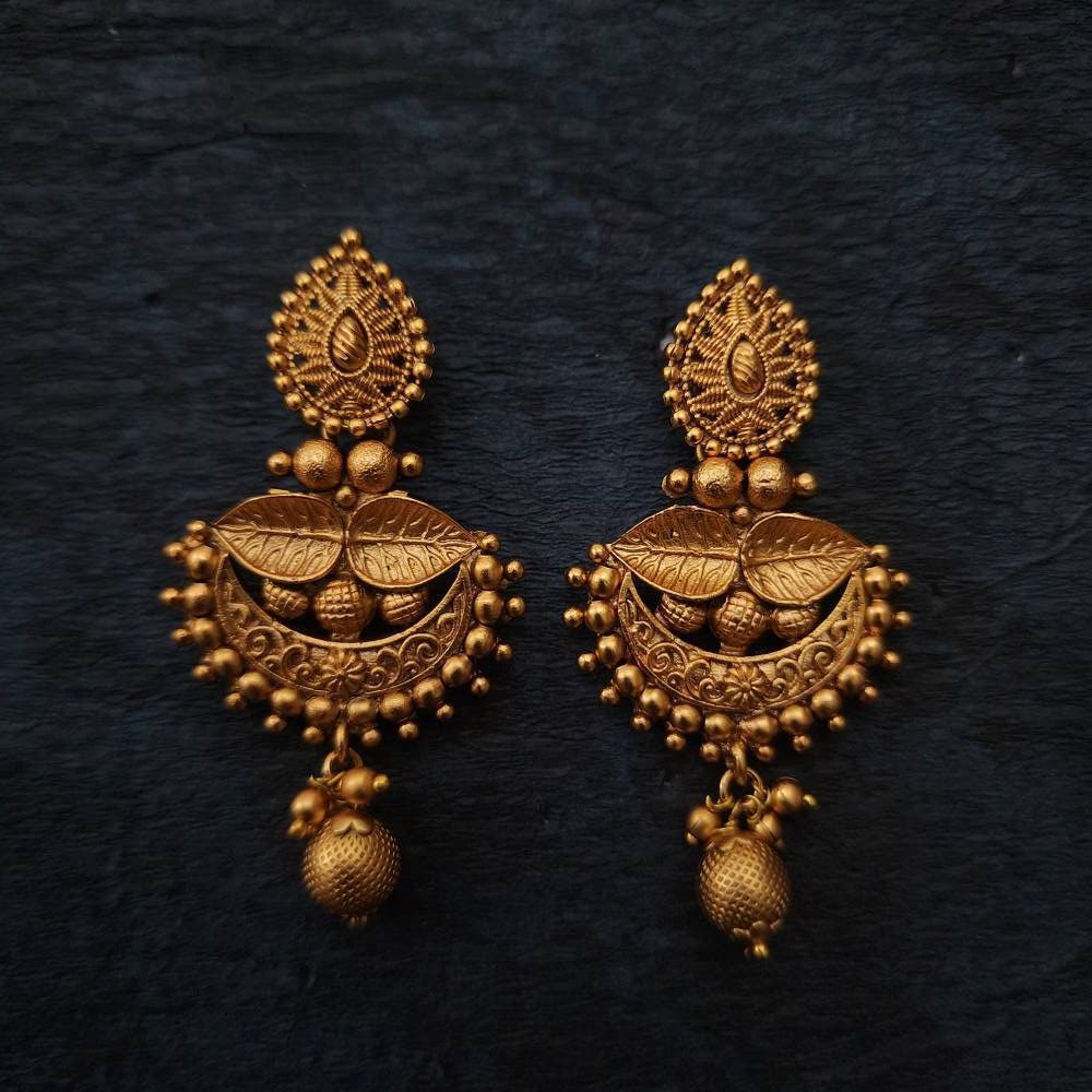 Temple Earring Antique Jewelry - Vaarana.com